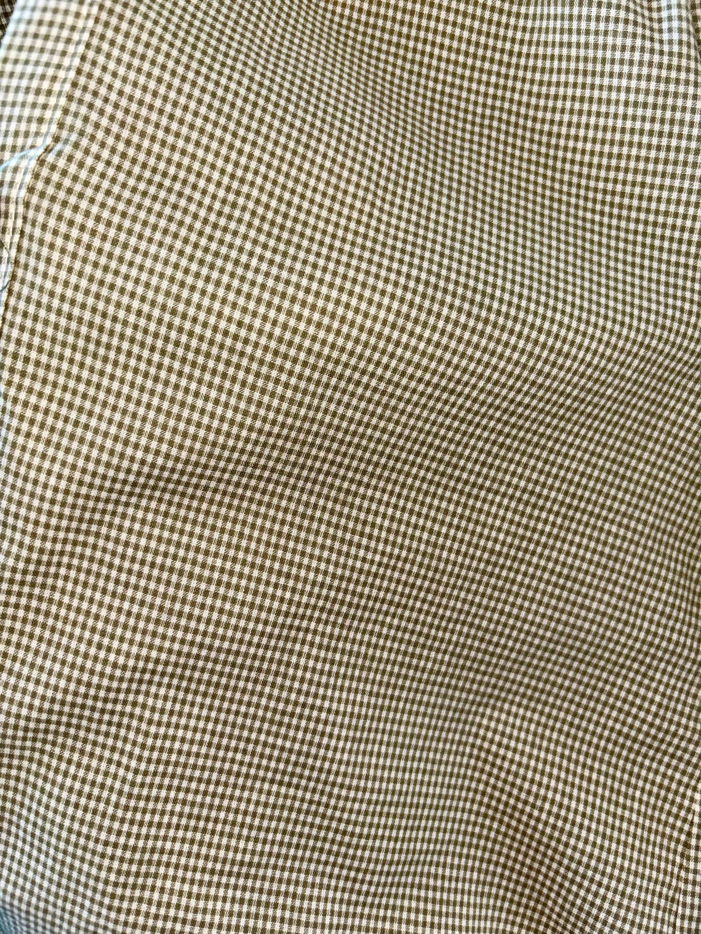 Chemisier vichy vert