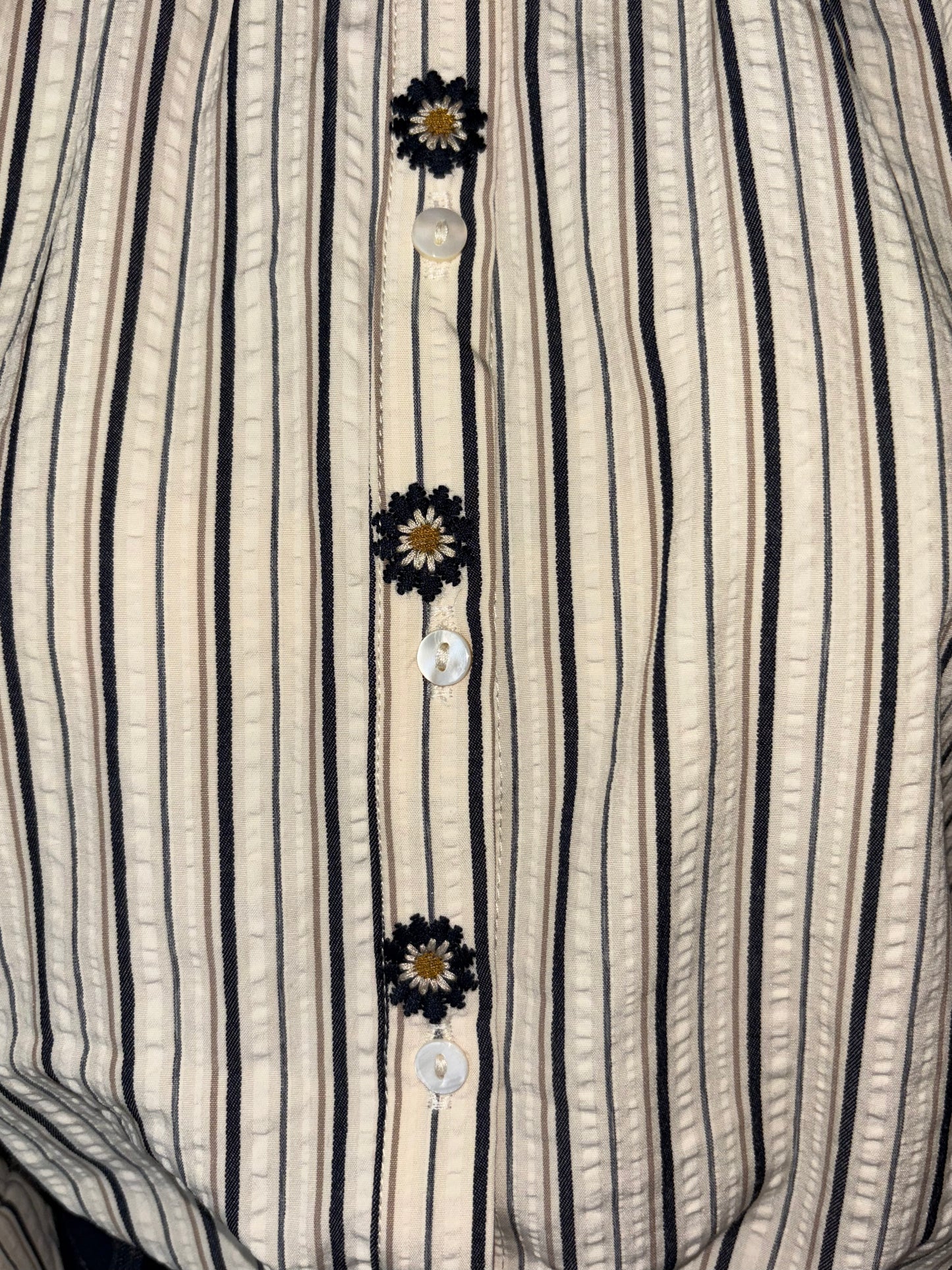 Chemisier à rayures