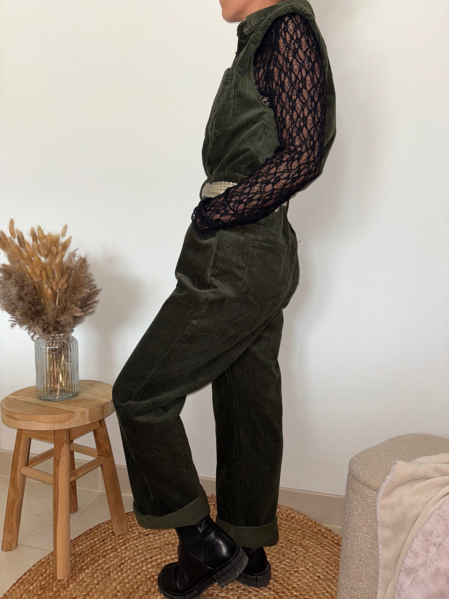 Top en dentelle noir