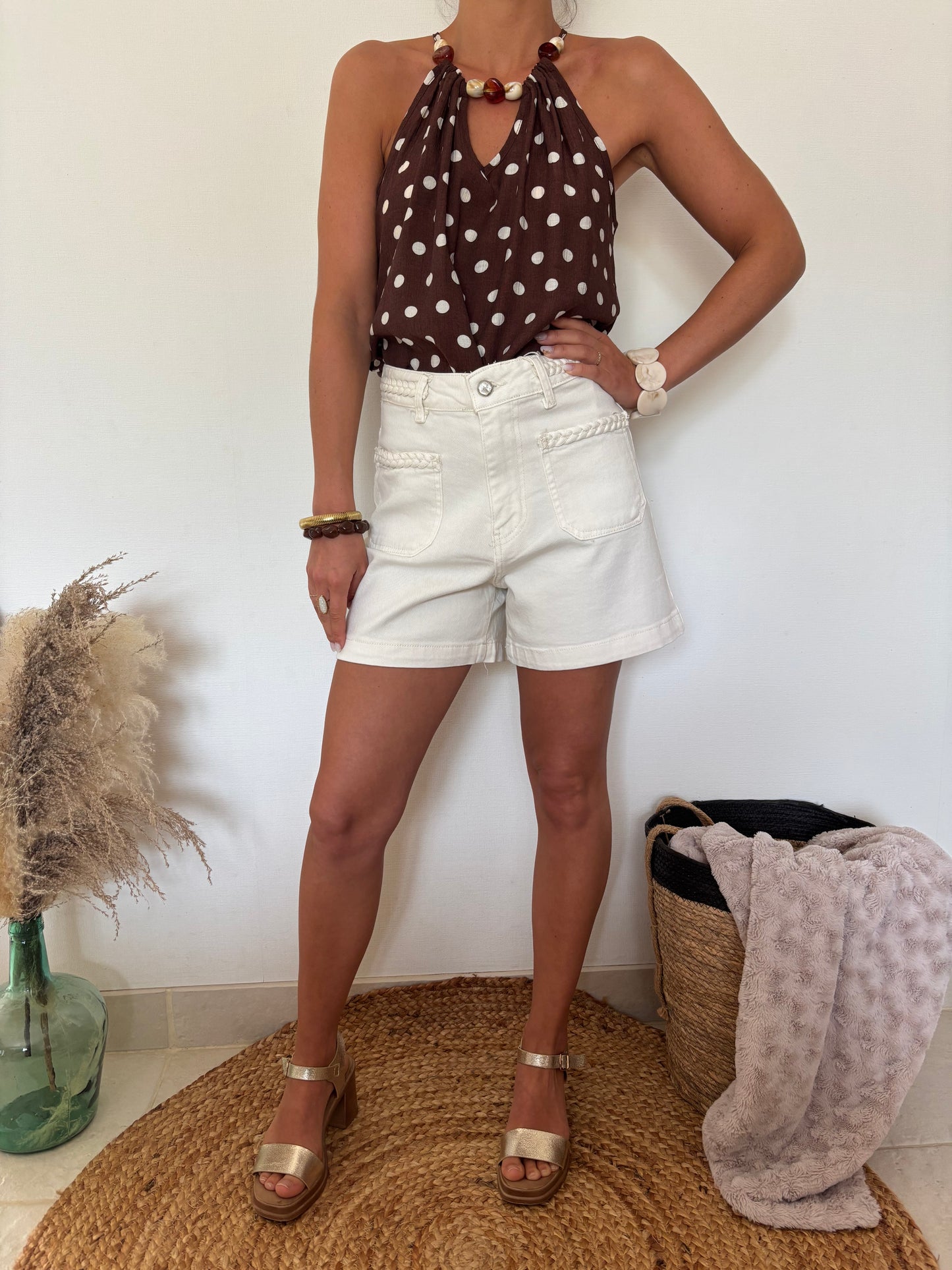 Top à pois