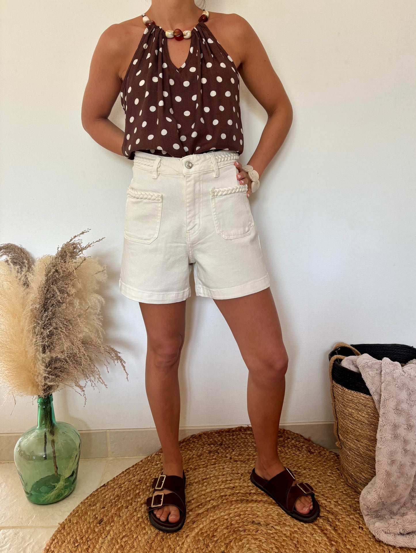 Top à pois