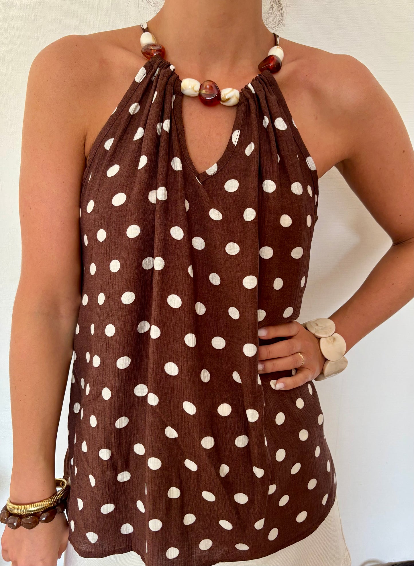 Top à pois
