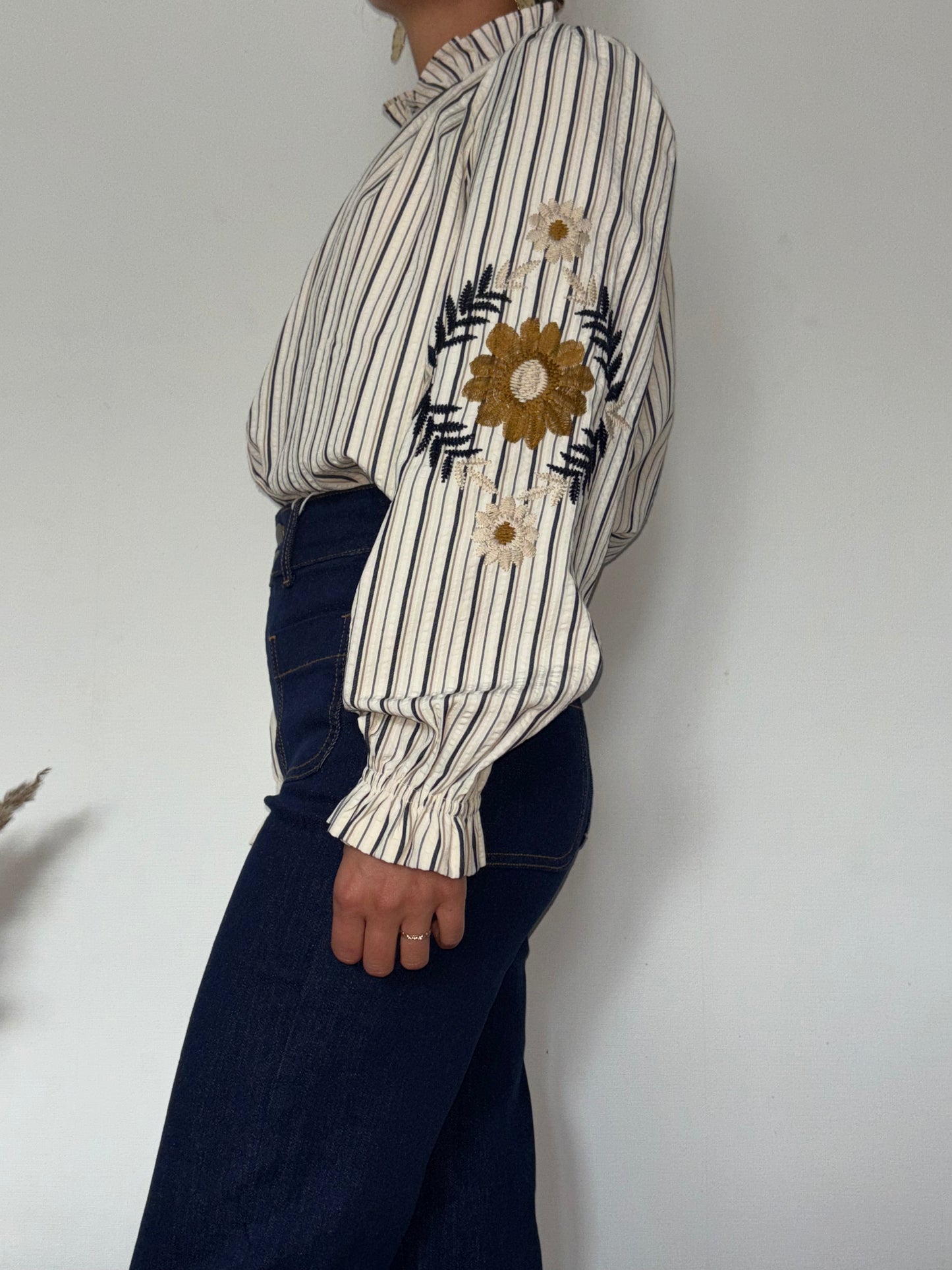 Chemisier à rayures